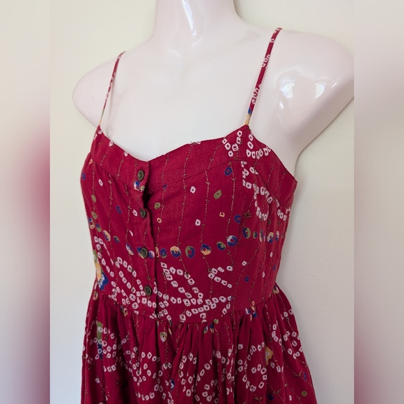 Free People Mini Dress Xs Red - Picture 5 of 12